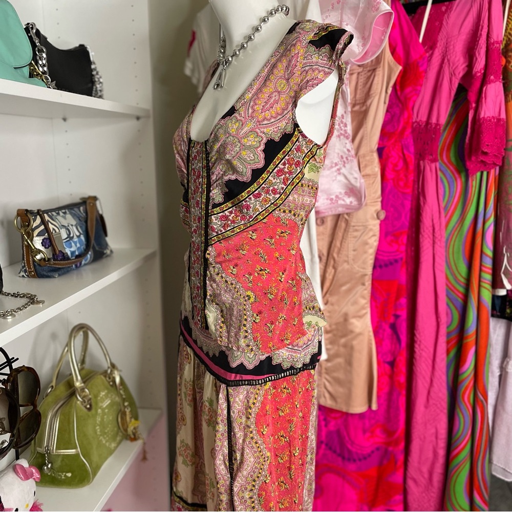 Printed Silk Set - image 6